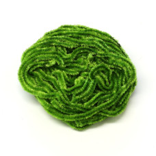 Синель Danville's Rayon Chenille, тонка яскраво-зелена (FINE, INSECT GREEN)