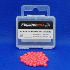 Головки латунні, круглі, діаметр 2,4 мм, колір флуо-рожевий, 50 шт. Econom Box Головки латунні, круглі, діаметр 2,4 мм, колір флуо-рожевий, 50 шт. Econom Box