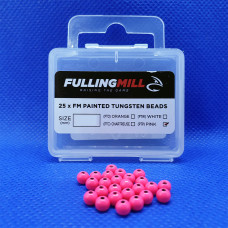 Головки вольфрамові, діаметр 2 мм, колір флуо-рожевий, 25 шт. Econom Box
