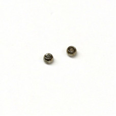 Вольфрамові головки Hareline Plummeting Tungsten Beads, 1.5мм, чорний нікель (BLACK NICKLE)