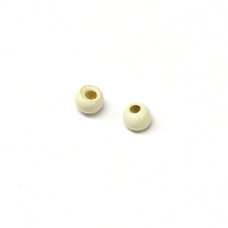 Вольфрамові головки Hareline Plummeting Tungsten Beads, 2.0мм, флуо-білі (FL WHITE)