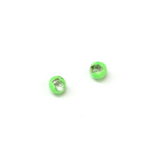 Вольфрамові головки з вирізом Hareline Slotted Tungsten Beads, 1.5мм, флуо-зелені (FL GREEN) Вольфрамові головки з вирізом Hareline Slotted Tungsten Beads, 1.5мм, флуо-зелені (FL GREEN)