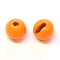 Вольфрамові головки з вирізом Hareline Slotted Tungsten Beads, 5.5мм, флуо-помаранчеві (FL ORANGE)
