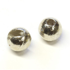 Вольфрамові головки з вирізом Hareline Slotted Tungsten Beads, 5.5мм, срібні (SILVER)
