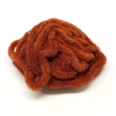 Синель Hareline Trilobal Antron Chenille, велика іржаво-коричнева (LARGE RUSTY BROWN)