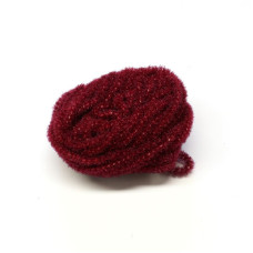 Синель Hareline Trilobal Antron Chenille, мала бордова (SMALL CLARET) Синель Hareline Trilobal Antron Chenille, мала бордова (SMALL CLARET)