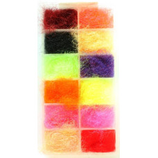 Набір дабінга Hareline STS Trilobal Dubbing Salmon Steelhead Dispenser Набір дабінга Hareline STS Trilobal Dubbing Salmon Steelhead Dispenser