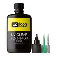 Ультрафіолетовий густий лак (клей) монтажний Loon UV CLEAR FLY FINISH - Thick, 2 oz