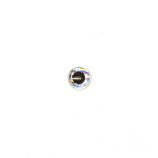 Об'ємні очі Lucky Flies 3D Eyes, 3,0мм, білі з чорним зіницею