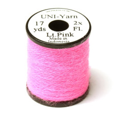 Вовняна нитка UNI-Yarn, флуо-світло-рожевий (FL LIGHT PINK)
