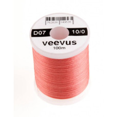Монтажна нитка Veevus 10/0, рожева-троянда (ROSE PINK)