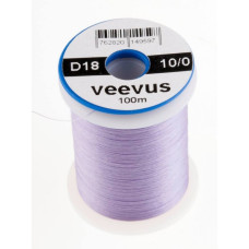 Монтажна нитка Veevus 10/0, блідо-фіолетова (LAVENDER)