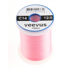 Монтажна нитка Veevus 12/0, рожева (PINK)