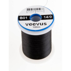 Монтажна нитка Veevus 14/0, чорна (BLACK) Купити за 162.00 грн.