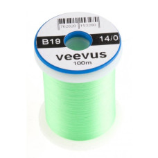 Монтажна нитка Veevus 14/0, флюро зелена FLUORESCENT GREEN