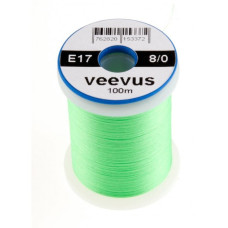 Монтажна нитка Veevus (8/0), флюро зелена FLUORESCENT GREEN