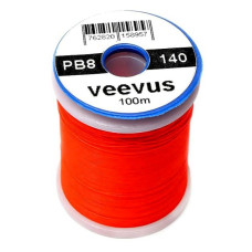 Монтажна нитка Veevus Power Thread 140 Denier, Fl Orange