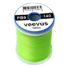 Монтажна нитка Veevus Power Thread 140 Denier, Fl Chartreuse