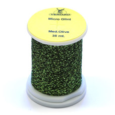 Плетена нитка Veniard Micro Glint, оливкова (Med Olive)
