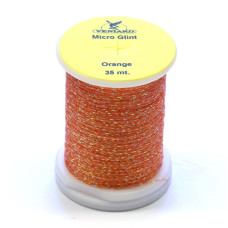 Плетена нитка Veniard Micro Glint, помаранчева (Orange)