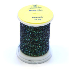 Плетена нитка Veniard Micro Glint, павичі (Peacock)