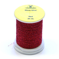 Плетена нитка Veniard Micro Glint, червона (Red)