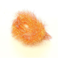 Синтетичне блискуче перо Veniard Tri Lobal Hackle Crystal Mix, велике помаранчеве (Large Orange)