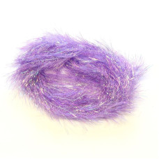 Синтетичне блискуче перо Veniard Tri Lobal Hackle Crystal Mix, велике пурпурове (Large Purple)