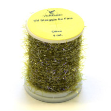 Синель з УФ-блиском Veniard UV Straggle Chenille Ex Fine, тонка оливкова (Olive) Синель з УФ-блиском Veniard UV Straggle Chenille Ex Fine, тонка оливкова (Olive)