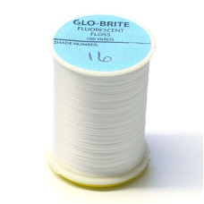 Нитка (шовк) Glo-Brite Fluorescent Floss, біла (White) Нитка (шовк) Glo-Brite Fluorescent Floss, біла (White)
