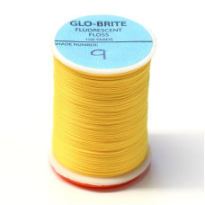 Нитка (шовк) Glo-Brite Fluorescent Floss, оранжево-жовта (Chrome Yellow)