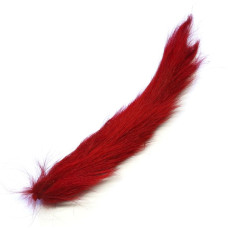 Знебарвлений хвіст лисячій білки Veniard Fox Squirrel Tail, червоний (Red)