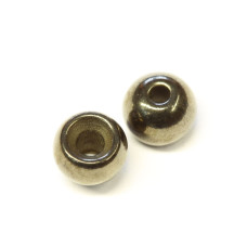 Металеві круглі головки Wapsi Cyclop Beads 3.97мм (5/32 "), чорний нікель (BLACK NICKEL)