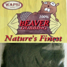 Дабінг з бобра Wapsi Beaver Dubbing, темний зелено-оливковий (BLUE WING OLIVE) Дабінг з бобра Wapsi Beaver Dubbing, темний зелено-оливковий (BLUE WING OLIVE)