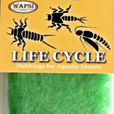 Дабінг Wapsi Life Cycle Dubbing Caddis, яскраво-зелений (BRIGHT GREEN)