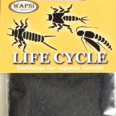 Дабінг Wapsi Life Cycle Dubbing Stonefly, чорний (BLACK) Дабінг Wapsi Life Cycle Dubbing Stonefly, чорний (BLACK)