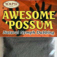 Дабінг з поссума Wapsi Awesome `Possum Dubbing, темний коричнево-сірий (DARK DUN) Дабінг з поссума Wapsi Awesome `Possum Dubbing, темний коричнево-сірий (DARK DUN)