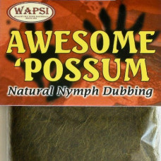 Дабінг з поссума Wapsi Awesome `Possum Dubbing, темно-оливковий (DARK OLIVE) Дабінг з поссума Wapsi Awesome `Possum Dubbing, темно-оливковий (DARK OLIVE)