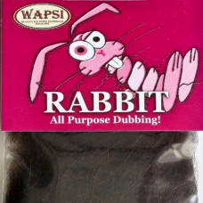 Дабінг з кролика Wapsi Rabbit Dubbing, темно-коричневий (DARK BROWN) Дабінг з кролика Wapsi Rabbit Dubbing, темно-коричневий (DARK BROWN)