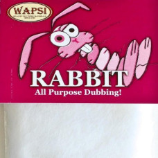 Дабінг з кролика Wapsi Rabbit Dubbing, білий (WHITE) Дабінг з кролика Wapsi Rabbit Dubbing, білий (WHITE)