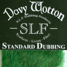 Дабінг SLF Standard Dubbing, темно-зелений (DARK GREEN)