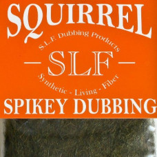 Дабінг з білки SLF Squirrel Spikey Dubbing, темно-оливковий (DARK OLIVE) Дабінг з білки SLF Squirrel Spikey Dubbing, темно-оливковий (DARK OLIVE)