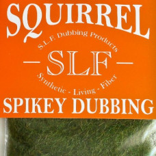 Дабінг з білки SLF Squirrel Spikey Dubbing, зелено-оливковий (GREEN OLIVE) Дабінг з білки SLF Squirrel Spikey Dubbing, зелено-оливковий (GREEN OLIVE)
