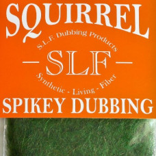 Дабінг з білки SLF Squirrel Spikey Dubbing, зелений (GREEN) Дабінг з білки SLF Squirrel Spikey Dubbing, зелений (GREEN)