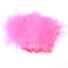 Марабу коротко  остьова Hareline Marabou Strung Blood Quill, яскраво-рожевий (HOT PINK) Марабу коротко  остьова Hareline Marabou Strung Blood Quill, яскраво-рожевий (HOT PINK)