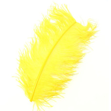 Перо страуса Wapsi Ostrich Plume, жовте (YELLOW) Перо страуса Wapsi Ostrich Plume, жовте (YELLOW)
